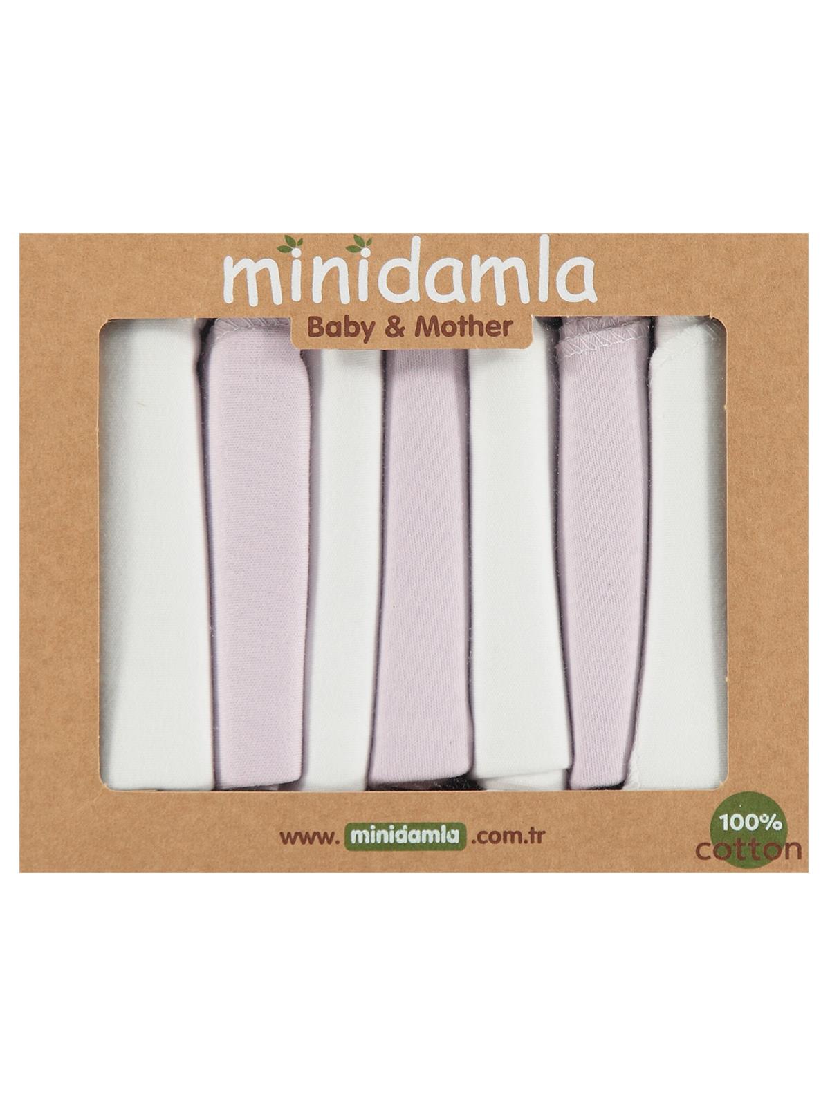 Minidamla 7li Ağız Mendili - Lila