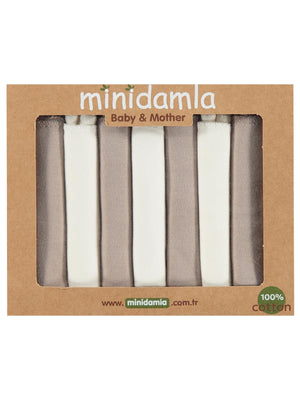 Minidamla 7li Ağız Mendili - Bej