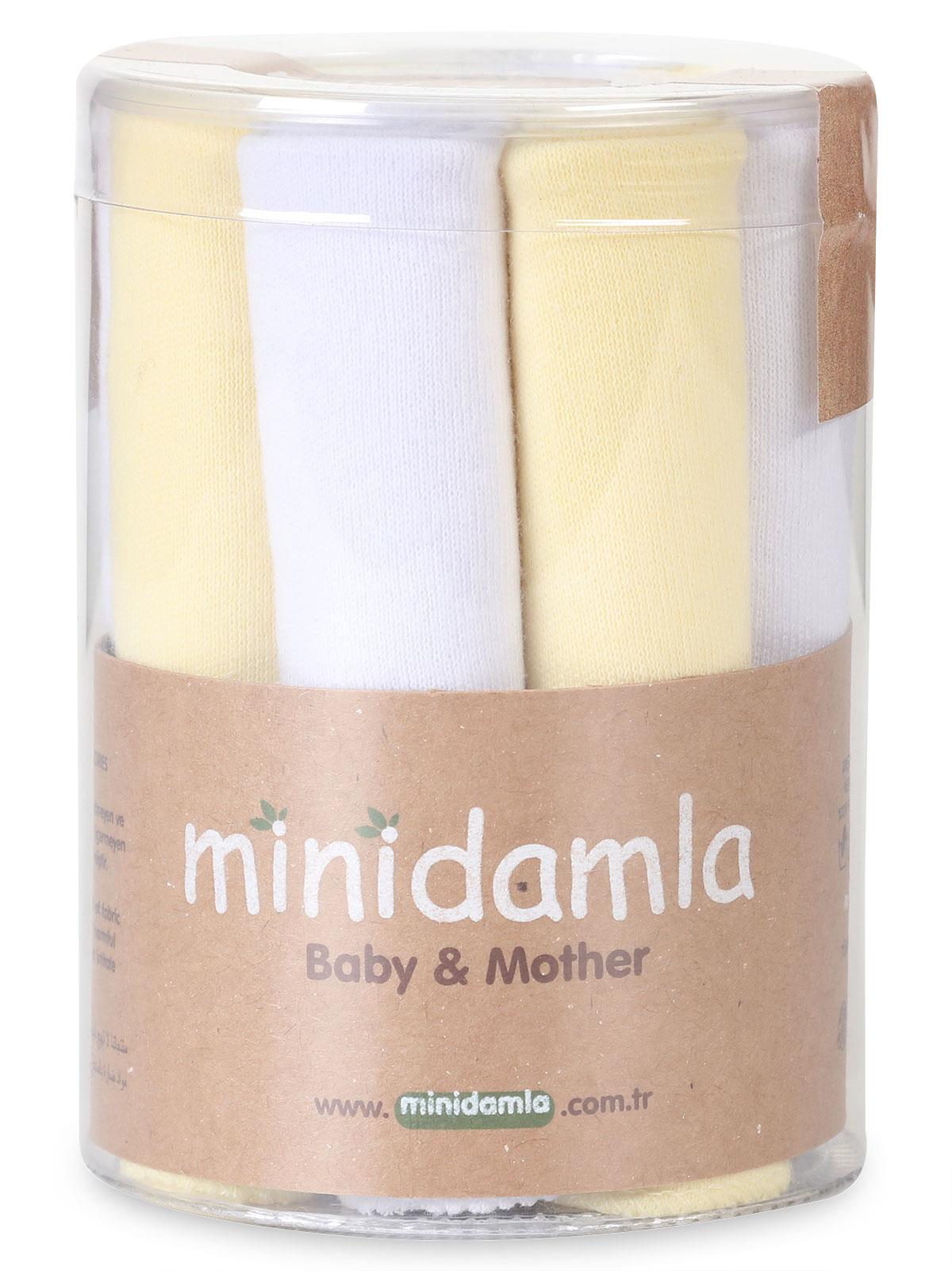 Minidamla 10'lu Ağız Mendili - Sarı