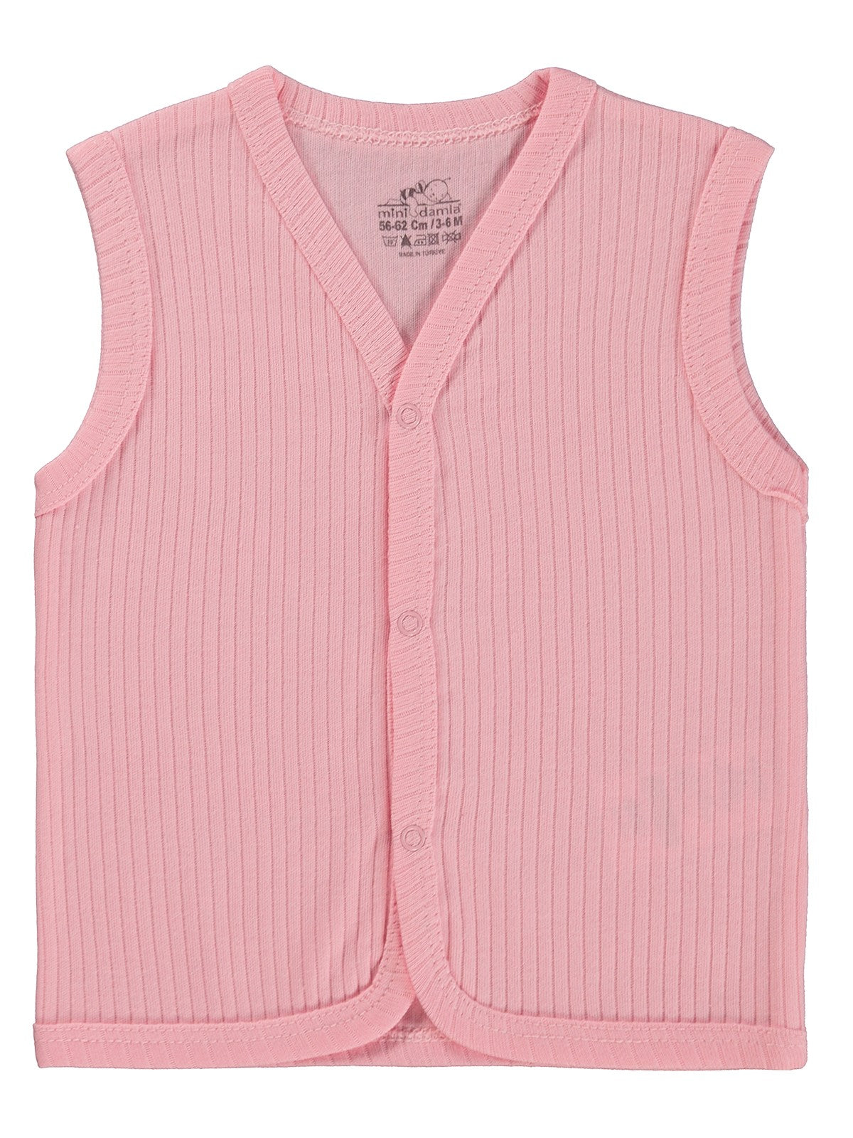 Minidamla Basic 2'li set 3-12 Ay Yelek - Pembe
