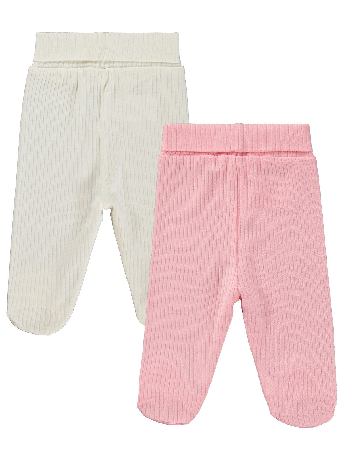 Minidamla Patikli Basic 2'li set 3-9 Ay Tek Alt Bebe - Pembe