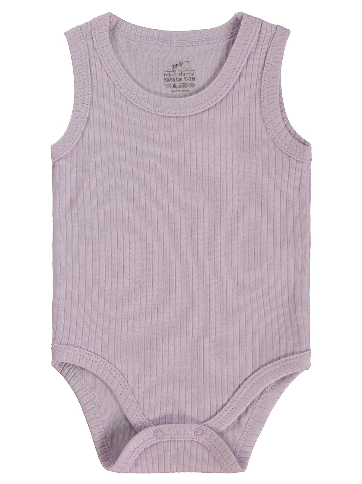 Minidamla Askılı Basic 3'lü set 1-18 Ay Çıtçıtlı Badi - Pembe