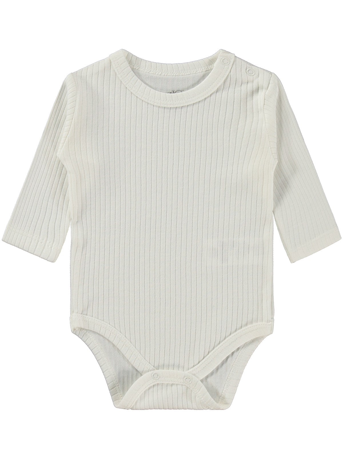 Minidamla Uzun Kol Basic 3'lü set 1-18 Ay Çıtçıtlı Badi - Sarı