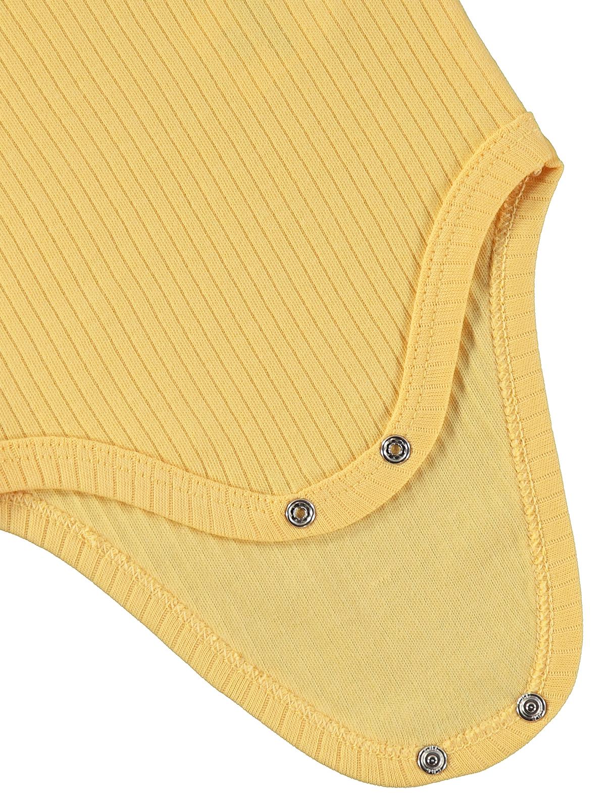 Minidamla Uzun Kol Basic 3'lü set 1-18 Ay Çıtçıtlı Badi - Mavi