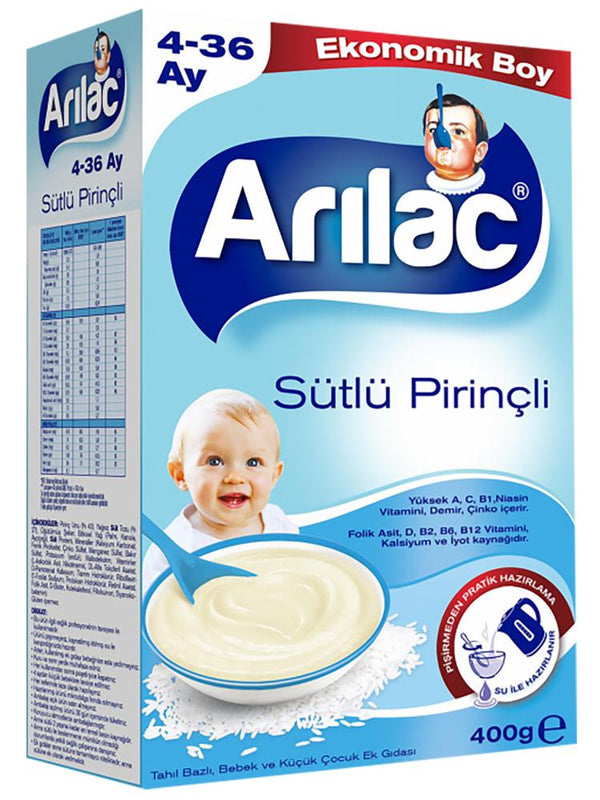 Arılac Instant Ek Gıda Sütlü Pirinçli 400g