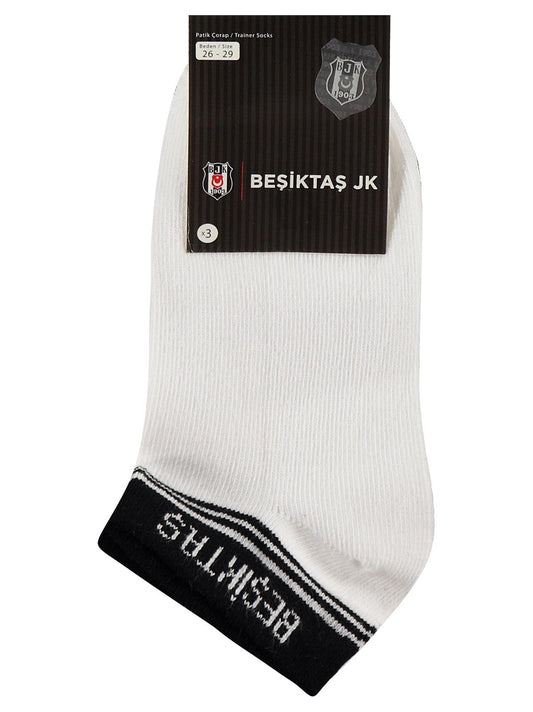 Beşiktaş Patik | Süprem | Okul Kreş ve Günlük Kullanım - Siyah