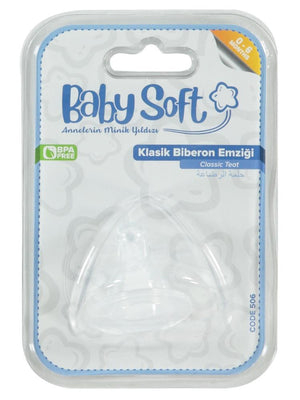 Baby Soft Klasik Biberon Emziği No:1