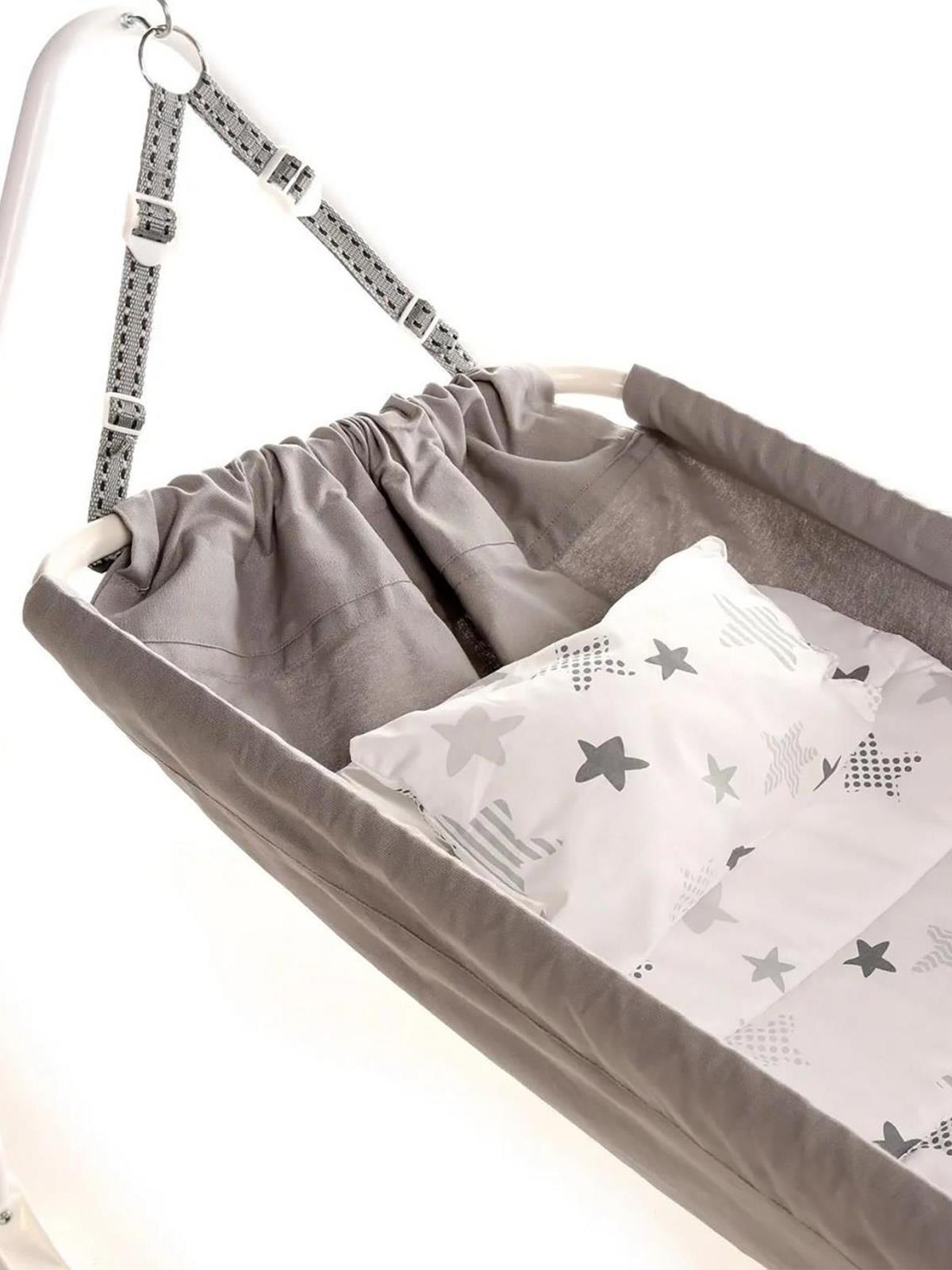 Holmen Marmaris Katlanabilir Bebek Hamağı - Gri
