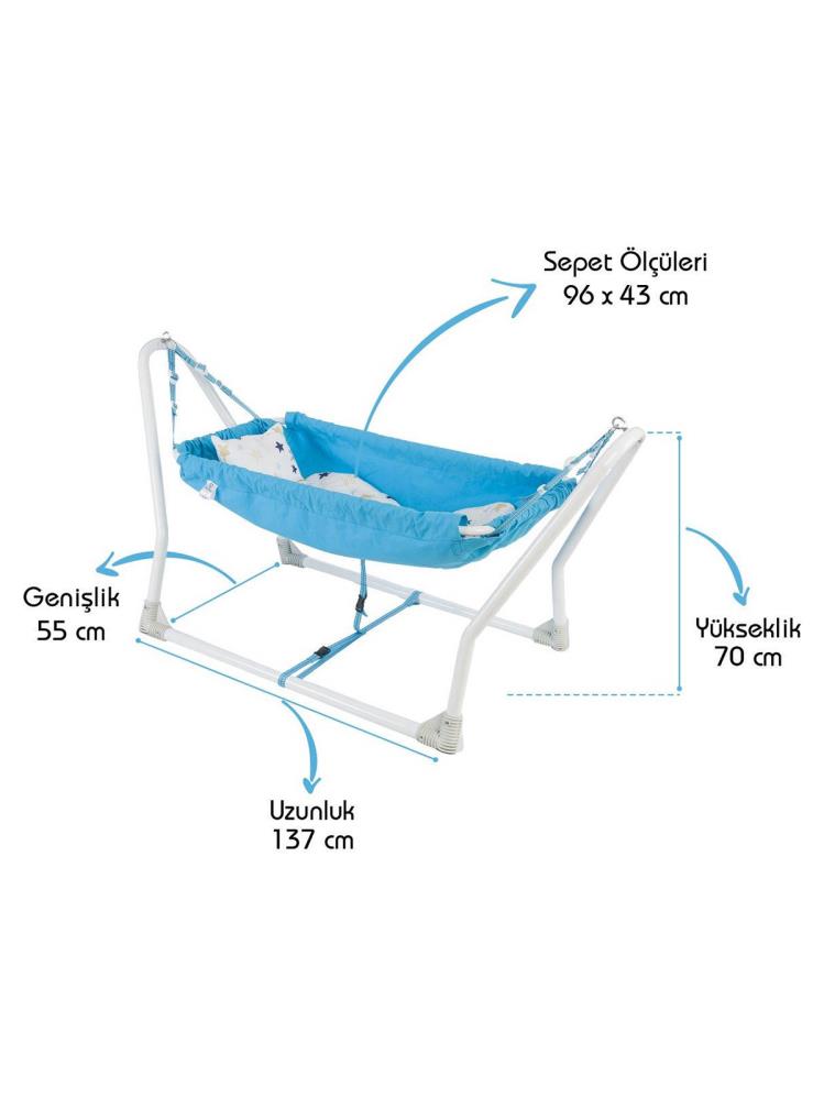 Holmen Milas Bebek Hamak - Gri