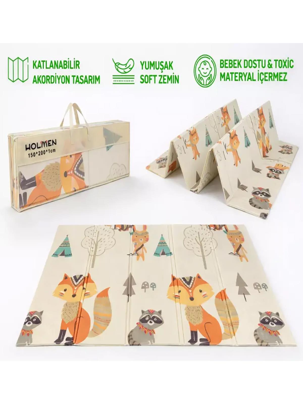 HOLMEN OYUN MATI MİNİK HAYVANLAR SOFT 150*200 CM