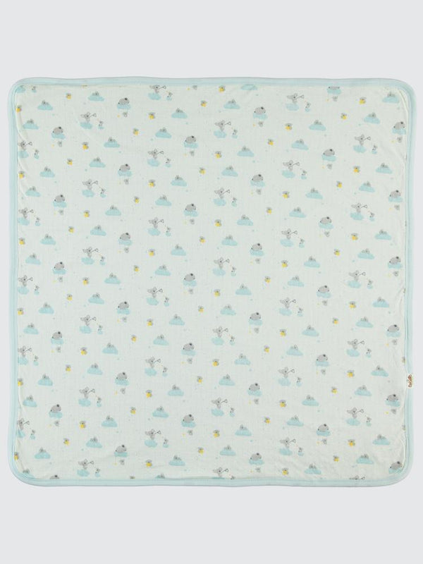 Bebetto Organic Stars and Koalas Battaniye - Mavi