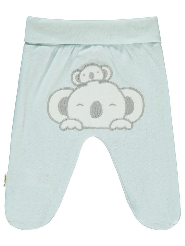 Bebetto Organic Stars and Koalas 1-6 Ay Tek Alt Bebe - Mavi