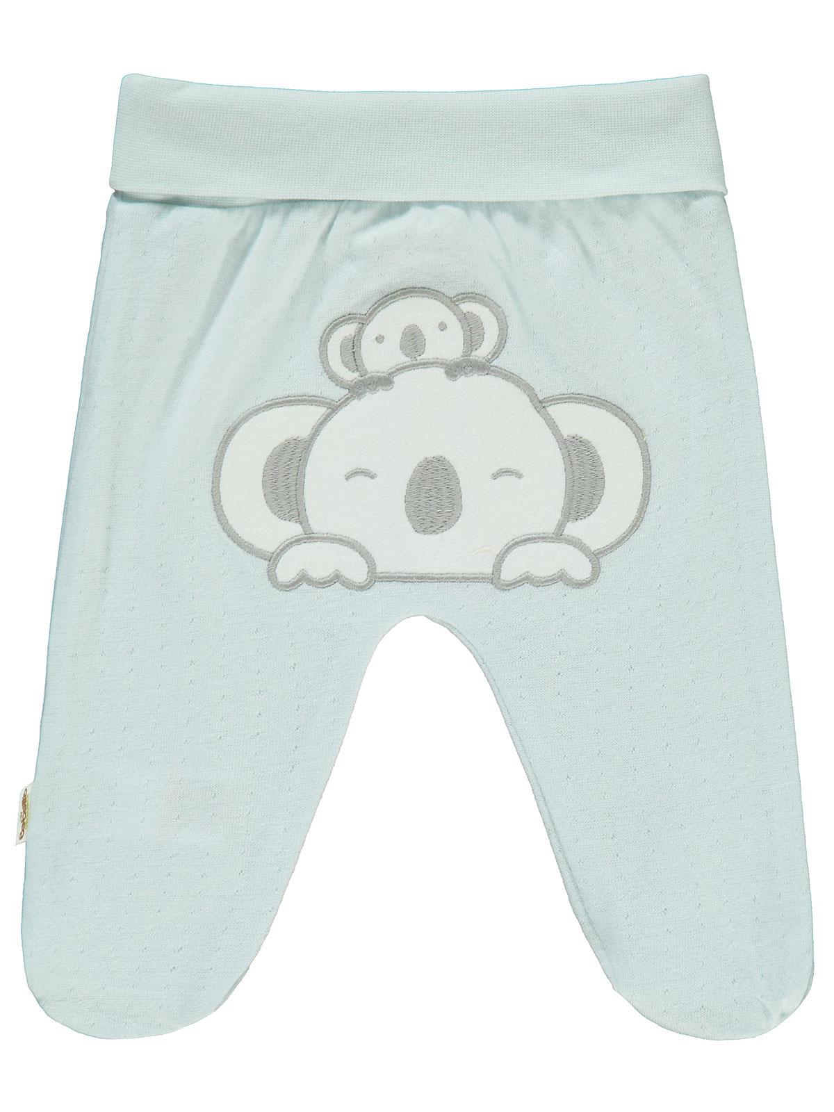 Bebetto Organic Stars and Koalas 1-6 Ay Tek Alt Bebe - Mavi