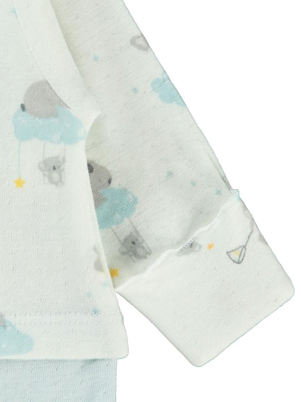 Bebetto Organic Stars and Koalas 3-6 Ay Tulum - Mavi