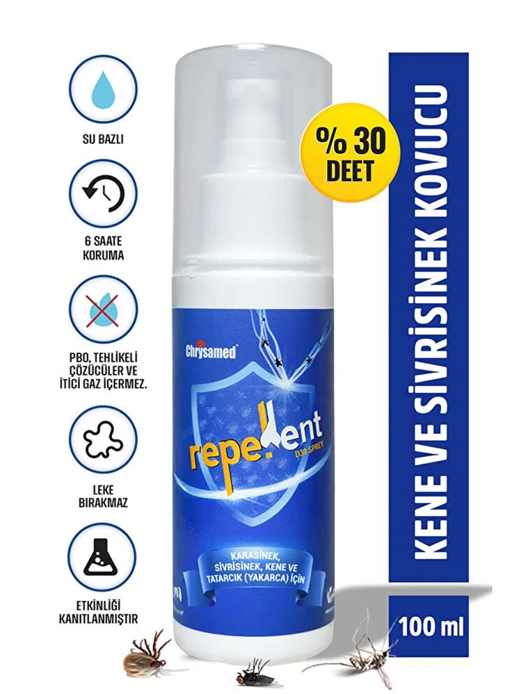 Chrysamed Repellent Sinek ve Kene Kovucu Sprey 100 ml