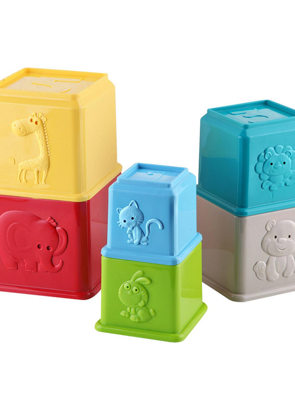 Let's Be Child Eğitici Renkli Kaplar Zoo