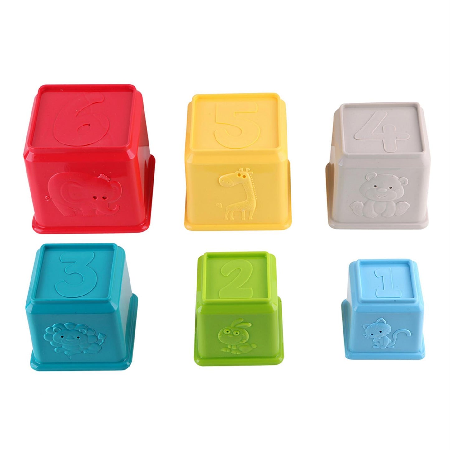 Let's Be Child Eğitici Renkli Kaplar Zoo