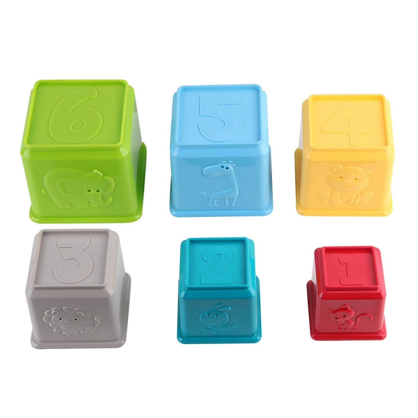 Let's Be Child Eğitici Renkli Kaplar Zoo