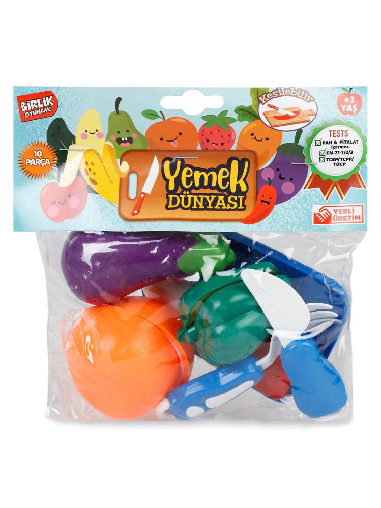 Birlik Oyuncak 10 Parçalı Meyveli Kesilebilen Yemek Dünyası