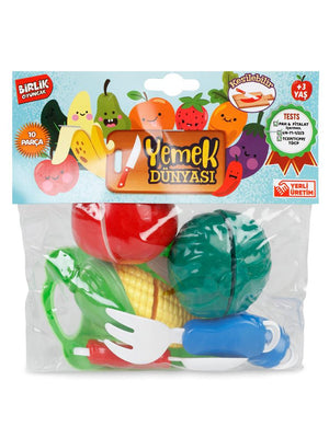 Birlik Oyuncak 10 Parçalı Meyveli Kesilebilen Yemek Dünyası