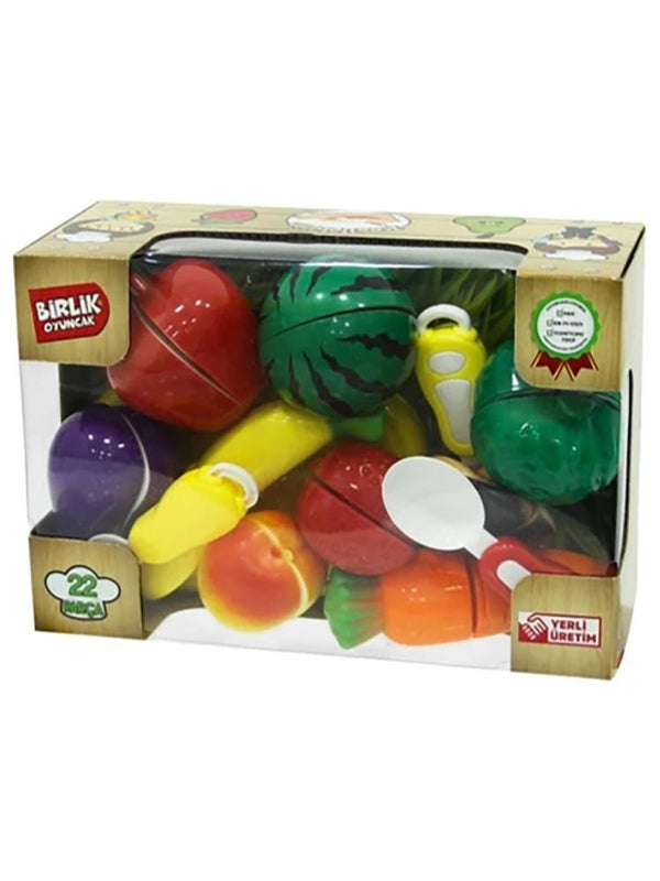 Birlik Oyuncak 22 Pcs Kesilebilen Sebze&meyveler