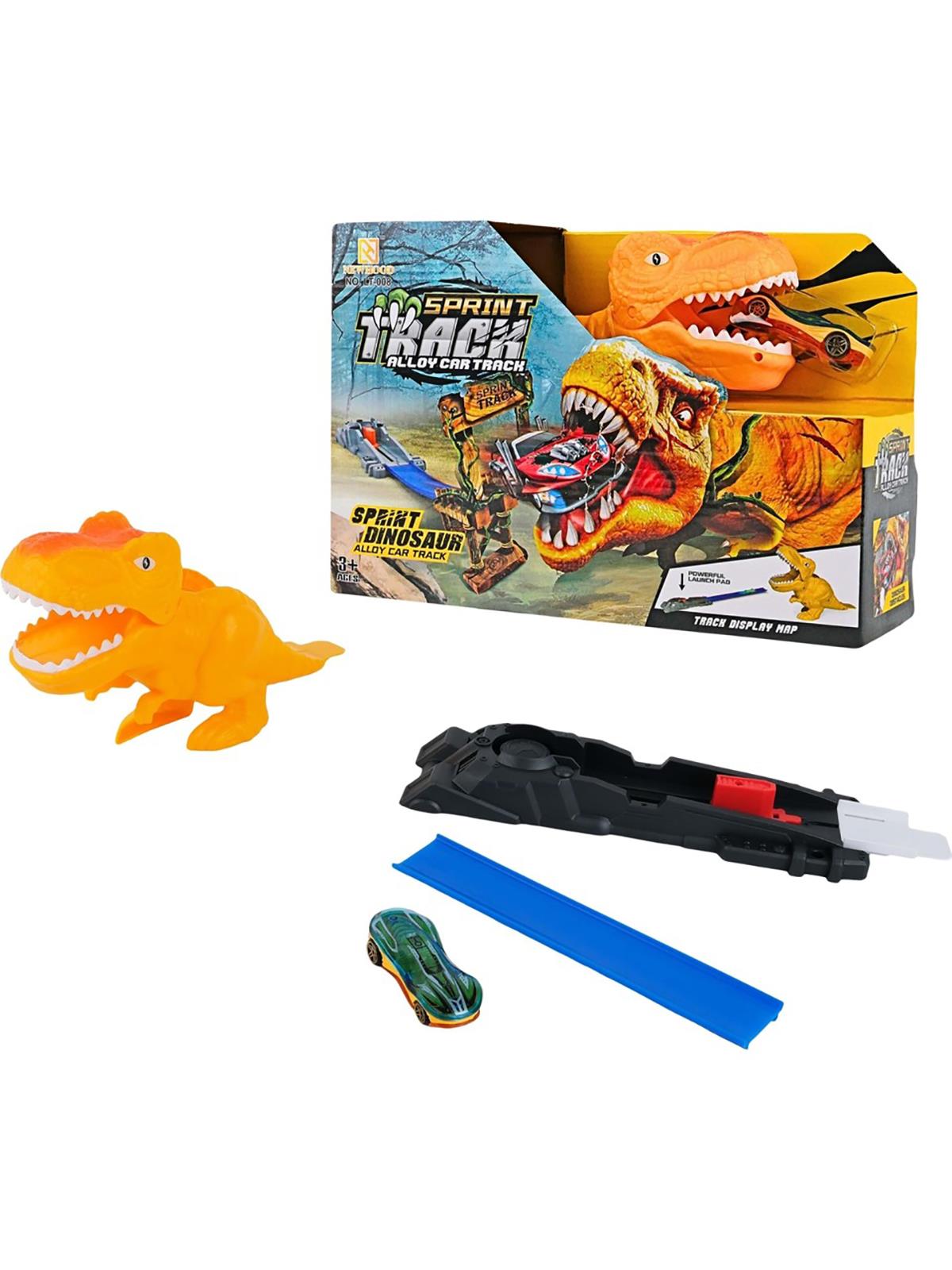 Birlik Oyuncak Dinazor Ağız Fırlatmalı Araba Seti