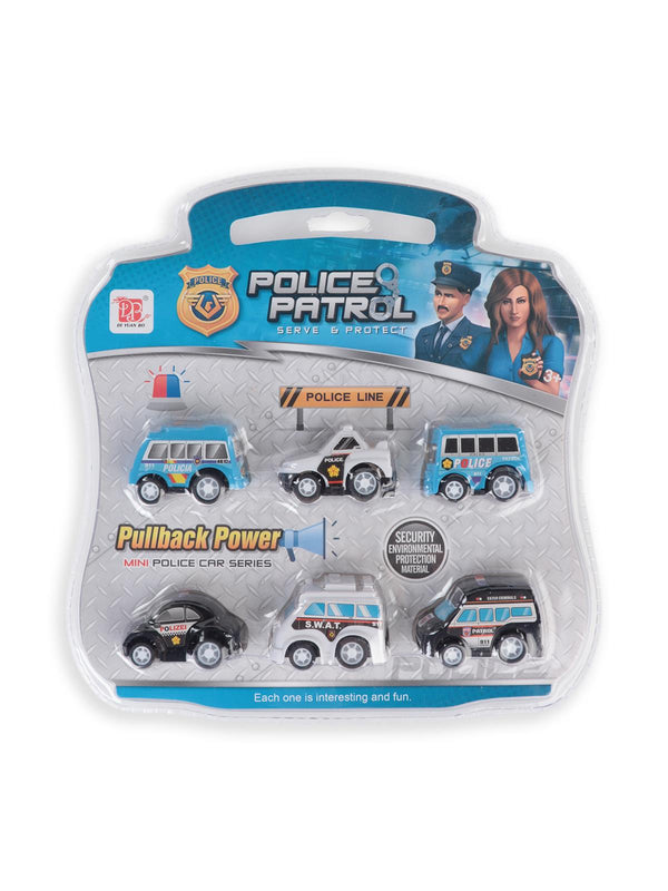 Birlik Oyuncak Çanta Paket Çekbırak Polis Arabaları