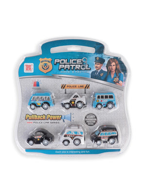 Birlik Oyuncak Çanta Paket Çekbırak Polis Arabaları