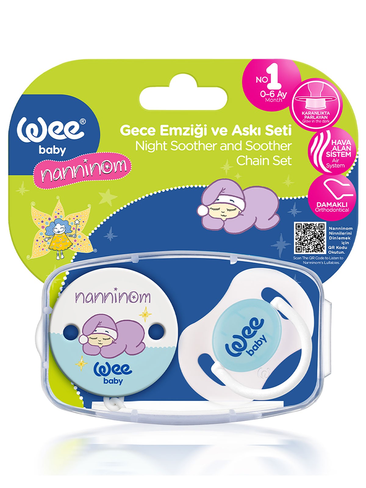 Wee Baby Nanninom Emzik & Emzik Askısı
