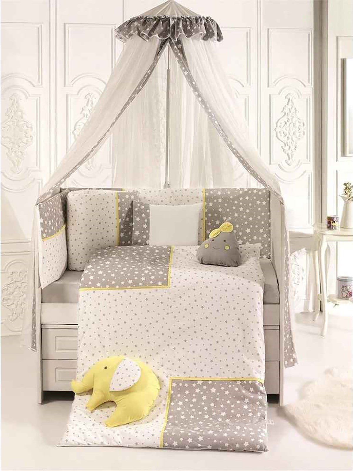 Pierre Cardin Smiley Stars Uyku Seti - Sarı