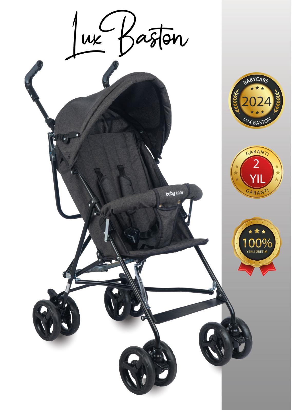 Babycare Baston Puset Bebek Arabası - Siyah