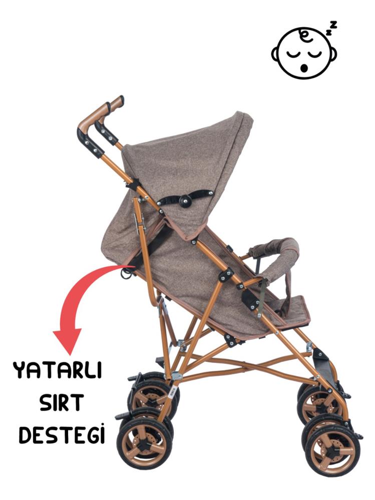 Babycare Baston Puset Bebek Arabası - Kahverengi