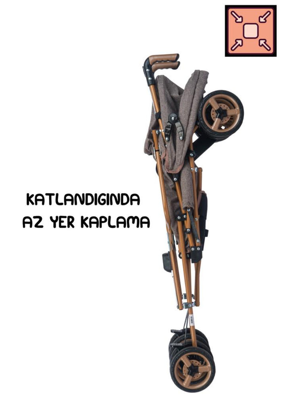 Babycare Baston Puset Bebek Arabası - Kahverengi