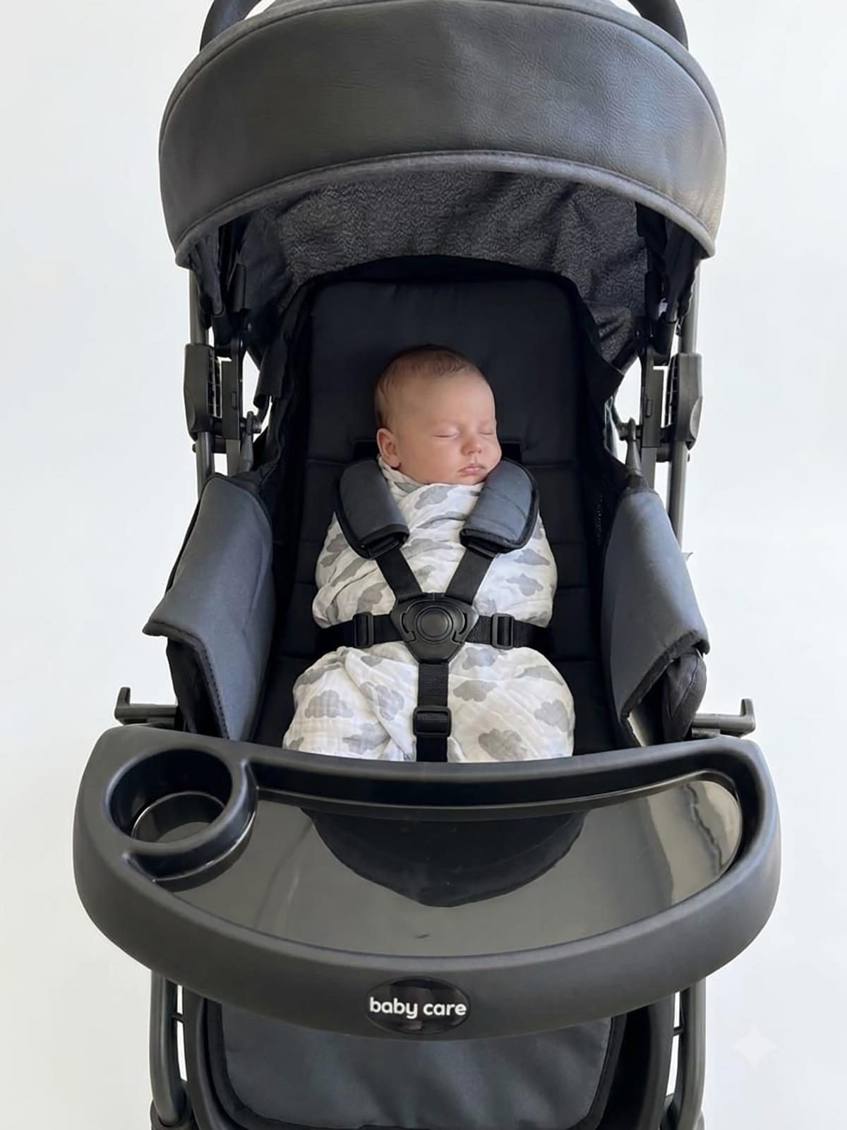 Babycare Capron Çift Yönlü Bebek Arabası - Siyah