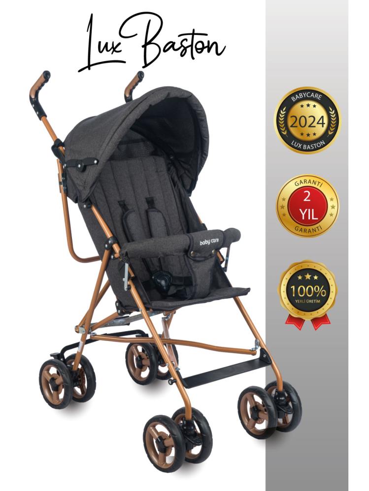 Babycare Baston Puset Bebek Arabası - Gold-Siyah