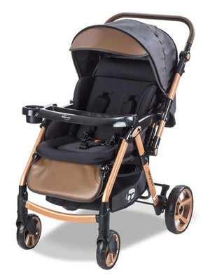 Babycare Combo Maxi Pro Çift Yönlü Bebek Arabası - Gold-Siyah