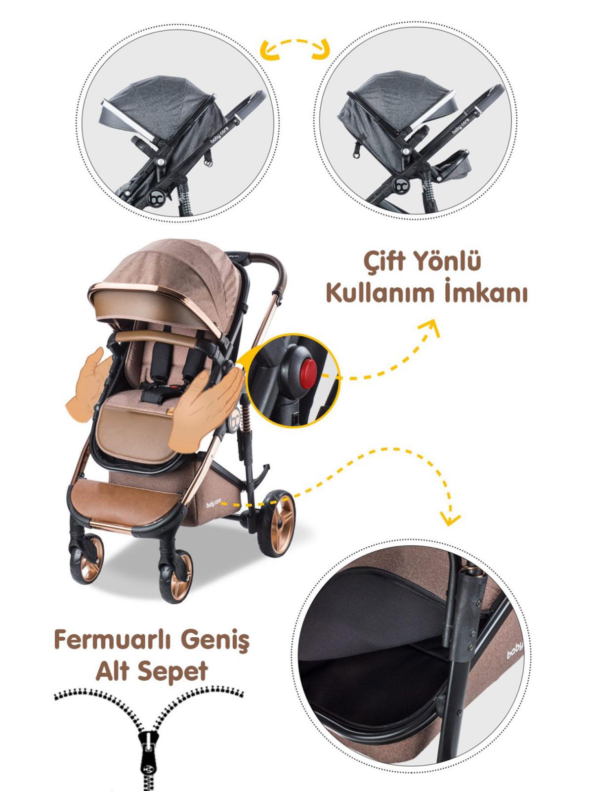 Babycare Colarado Chrome Travel Puset - Kahve