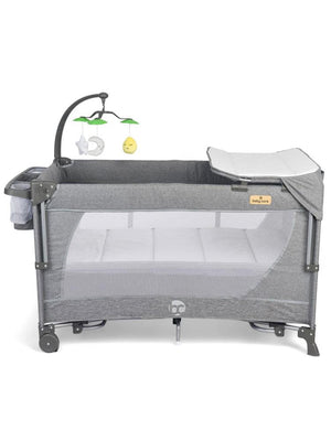 Babycare Atlantis Otomatik Anne Yanı Oyun Parkı 70x120 - Gri