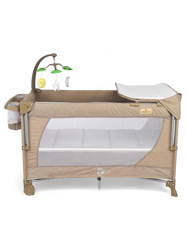 Babycare Atlantis Otomatik Anne Yanı Oyun Parkı 70x120 - Kahverengi
