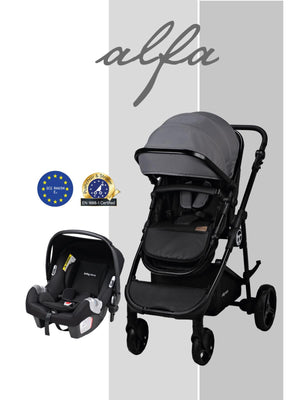 Babycare Alfa Travel Sistem Bebek Arabası - Gri