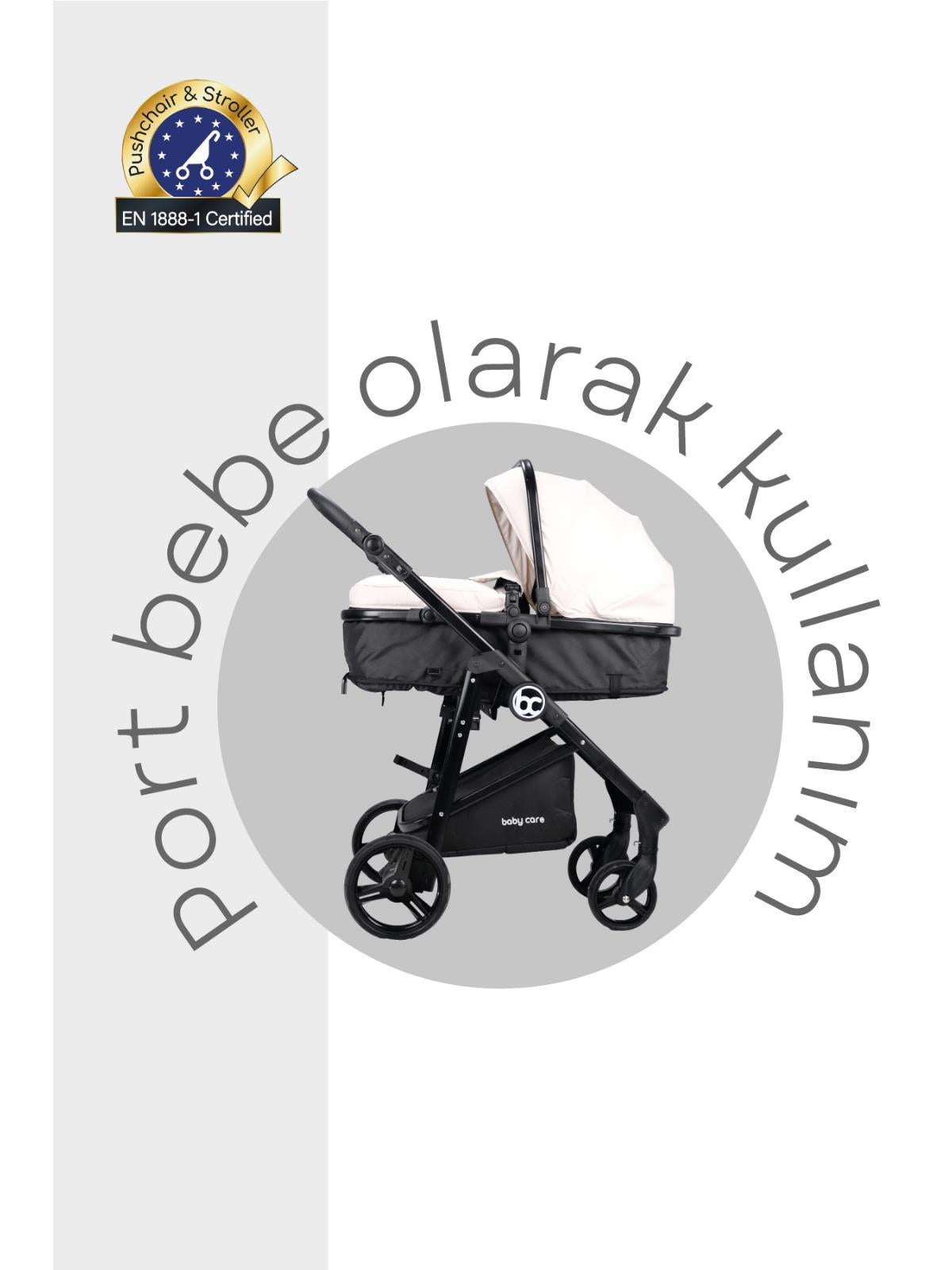 Babycare Alfa Travel Sistem Bebek Arabası - Bej