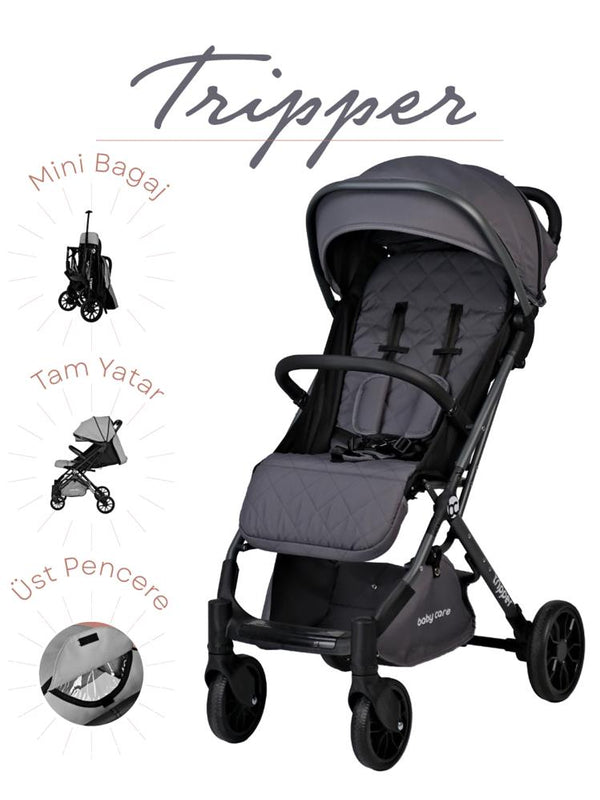 BabyCare Tripper Kabin Boy Bebek Arabası - Gri