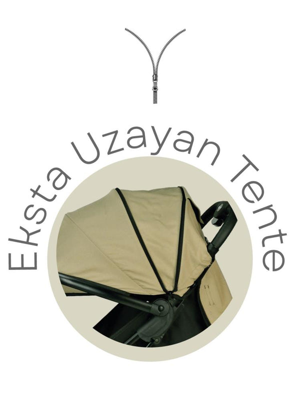 BabyCare Tripper Kabin Boy Bebek Arabası - Yeşil