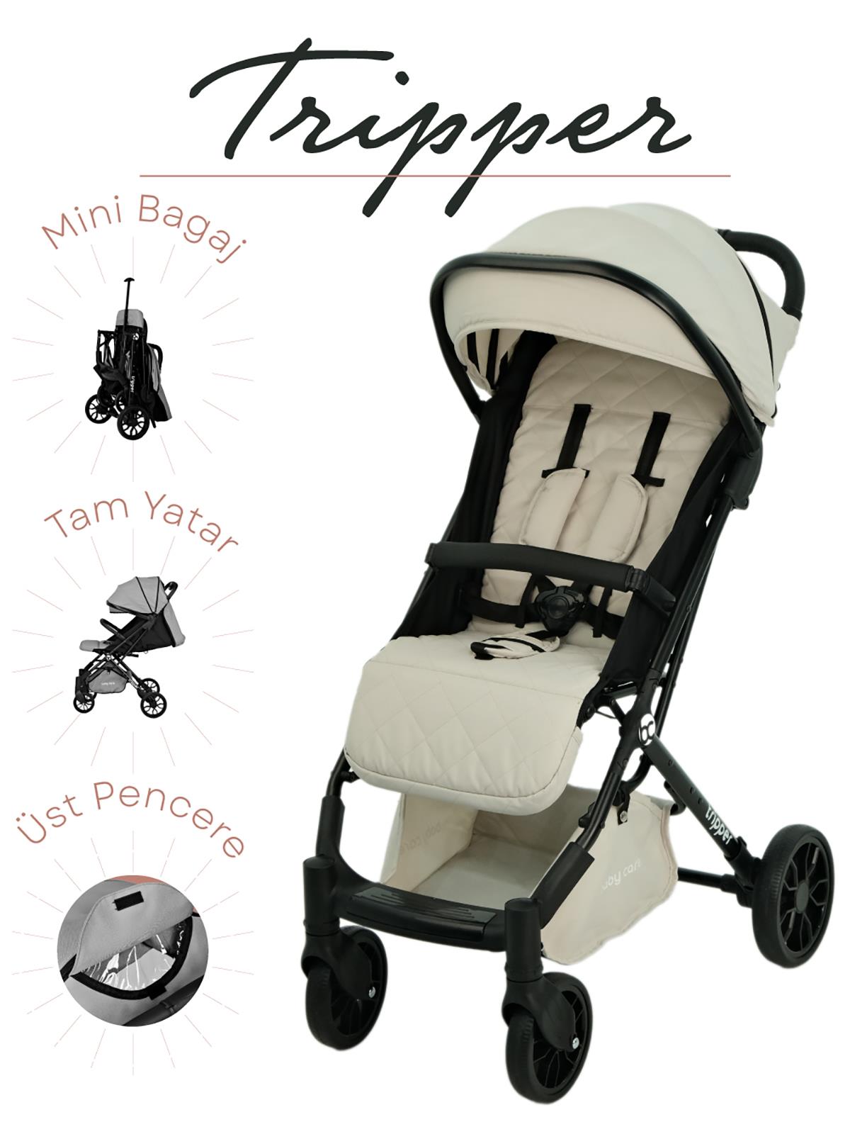 BabyCare Tripper Kabin Boy Bebek Arabası - Bej