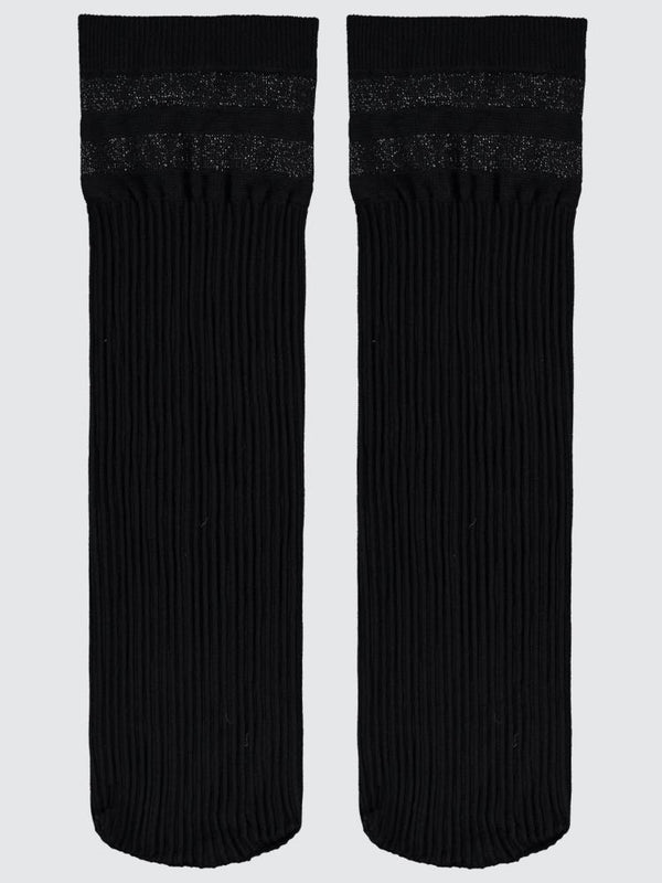 MİRA ÇOCUK DİZALTI ÇORAP - Siyah