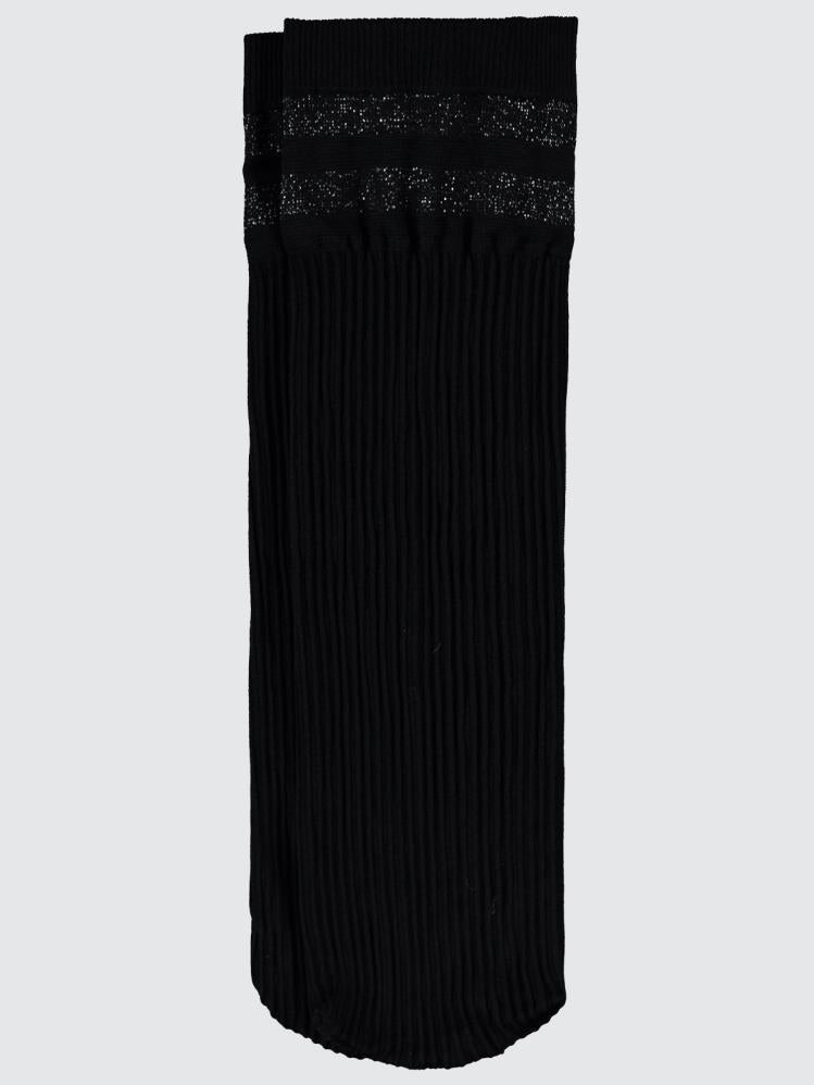 MİRA ÇOCUK DİZALTI ÇORAP - Siyah