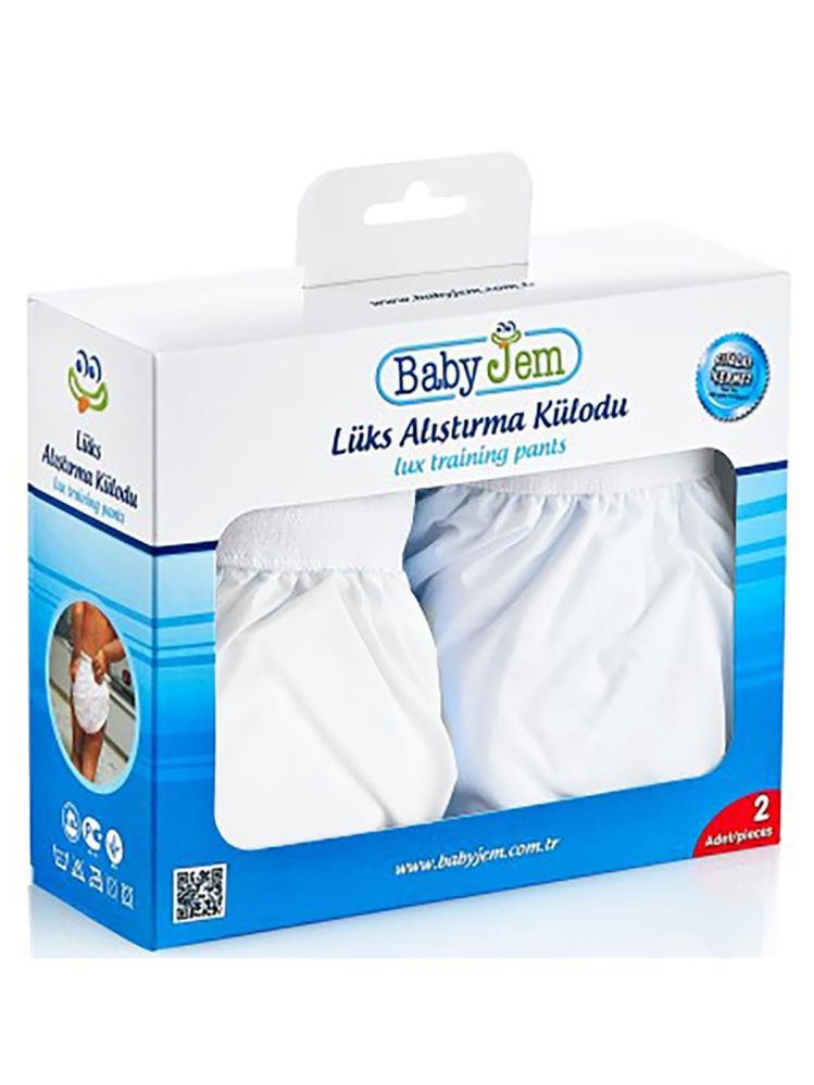 Baby Jem 2 Lı Alıstırma Kulodu - Beyaz