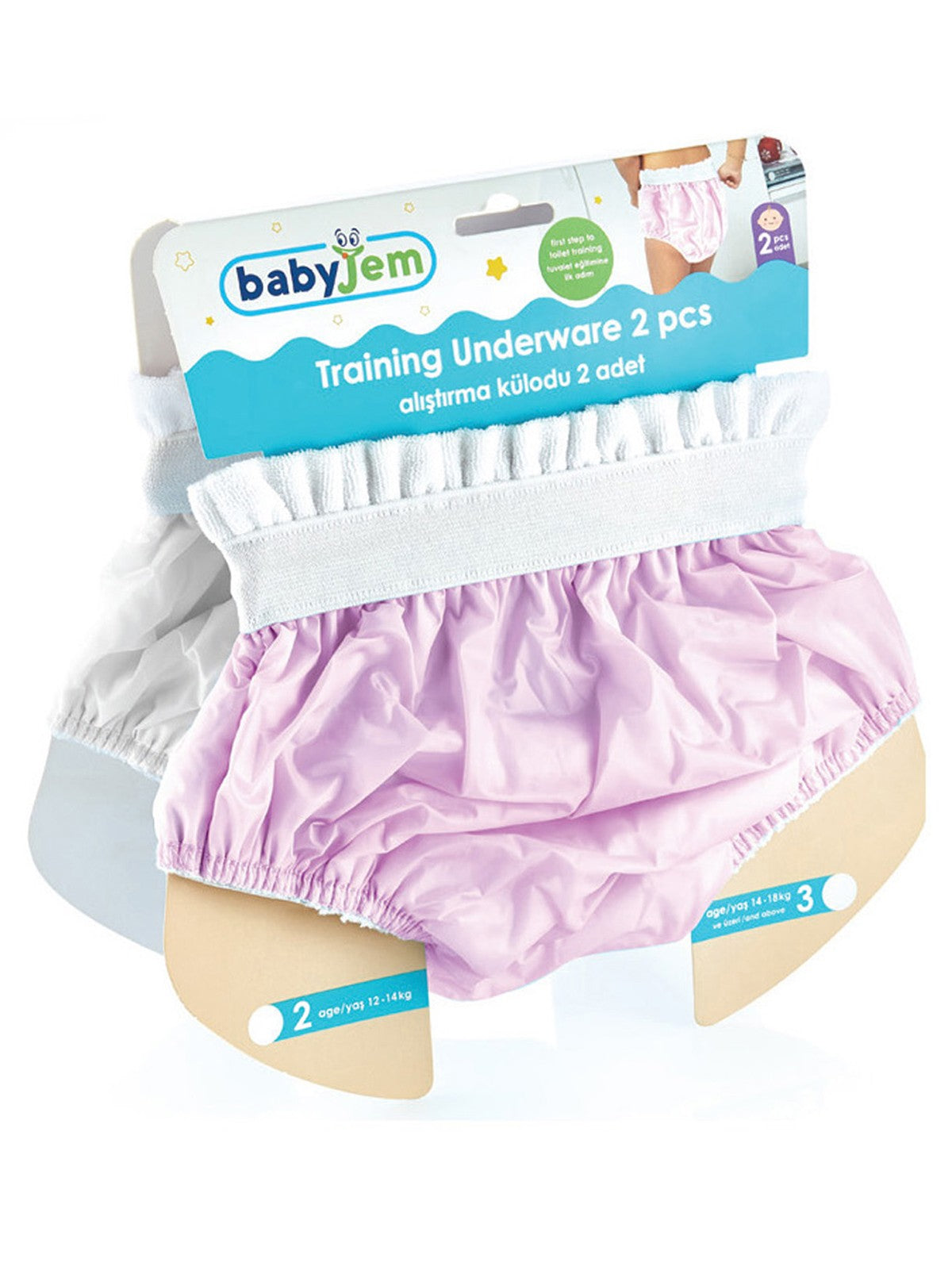 BabyJem 2 Lı Alıstırma Kulodu - Pembe