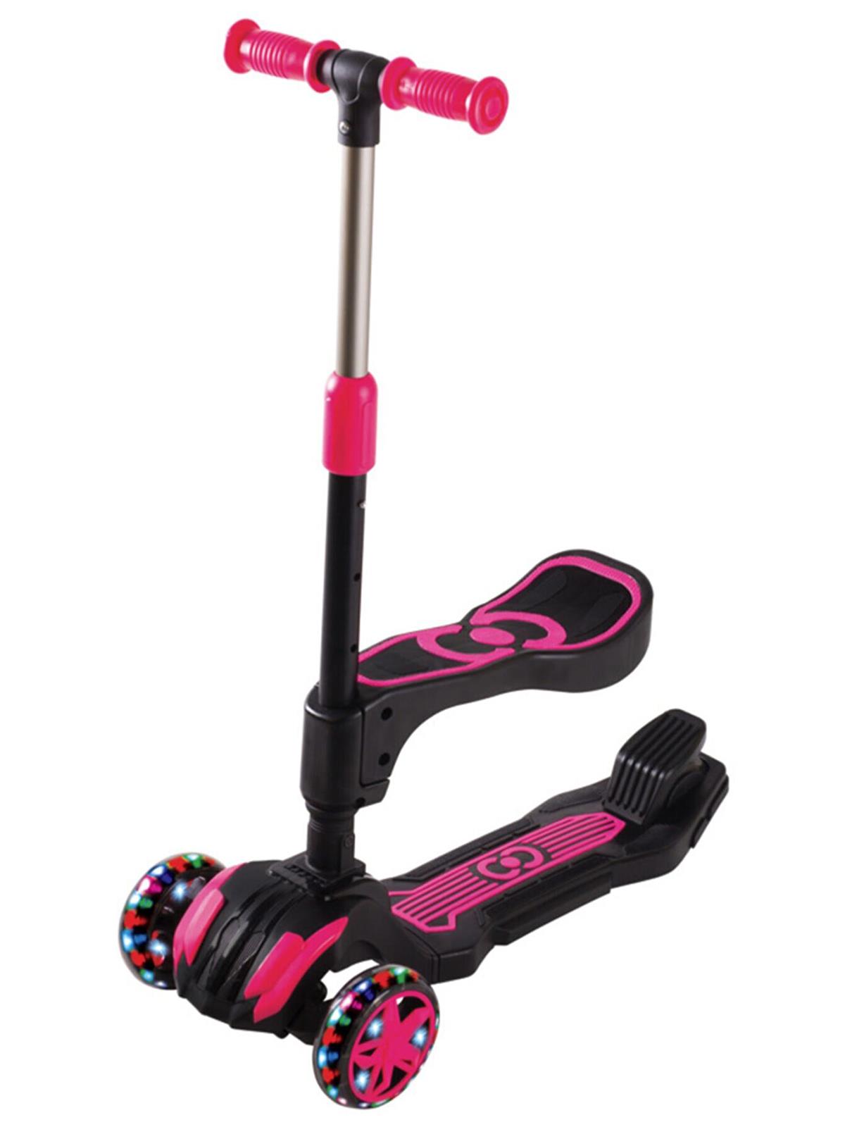 Cool Wheels Combo Oturaklı Scooter - Pembe