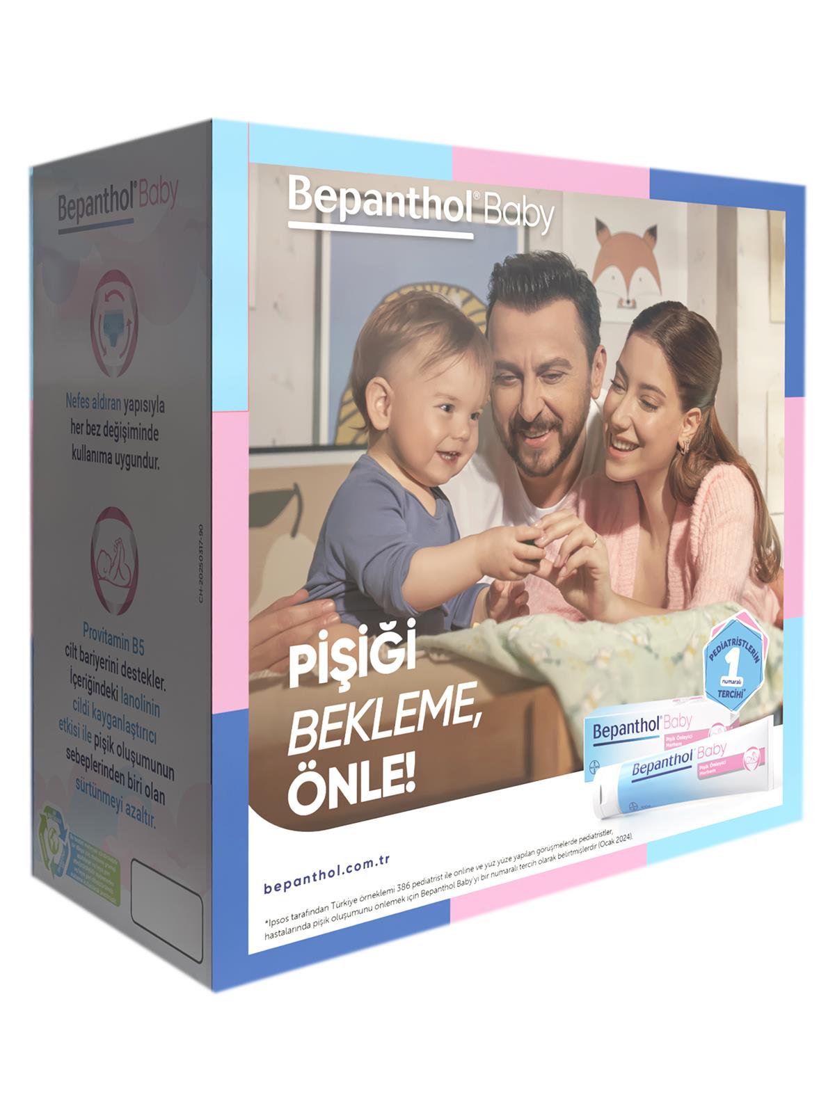 Bepanthol Baby Pişik Önleyici Merhem 100gr /Islak Mendil Hediyeli Combo